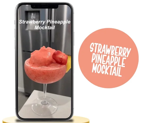 Strawberry Pineapple Mocktail