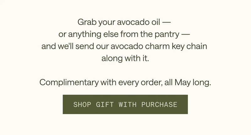 get a free avocado keychain with every order