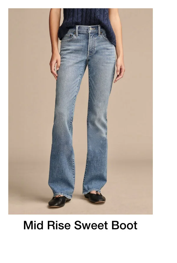 Mid Rise Sweet Boot