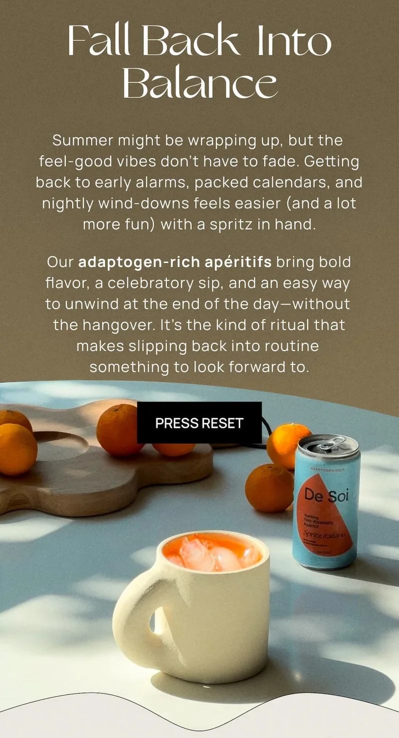 Fall Back Into Balance | Press Reset