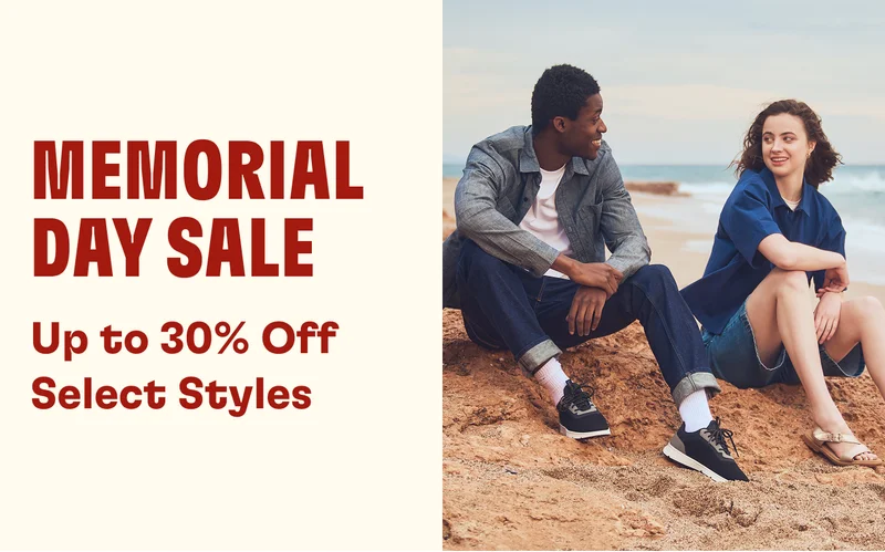 Memorial Day Sale. Up to 30% Off Select Styles.