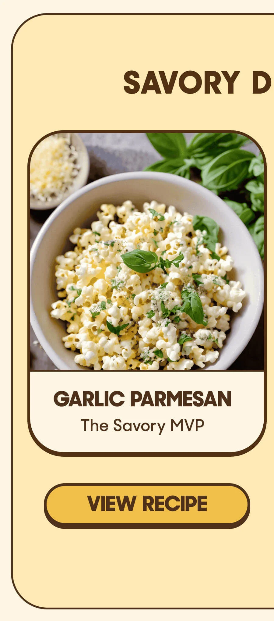 Garlic Parmesan The Savory MVP VIEW RECIPE