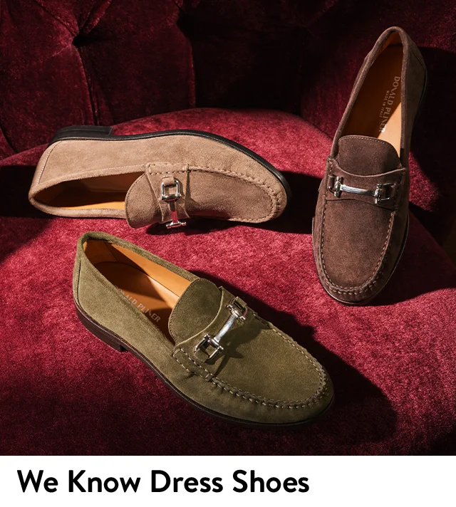 Suede loafers from Donald Pliner.