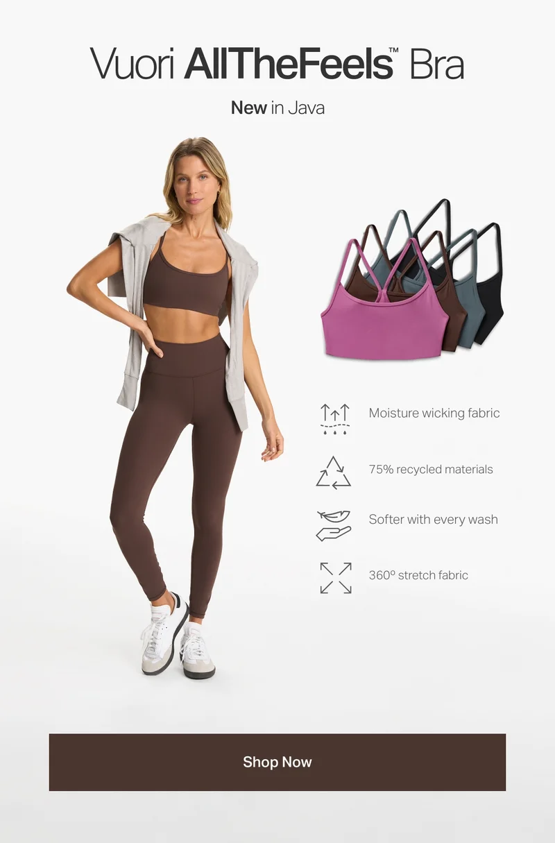 Vuori AllTheFeels™ Bra