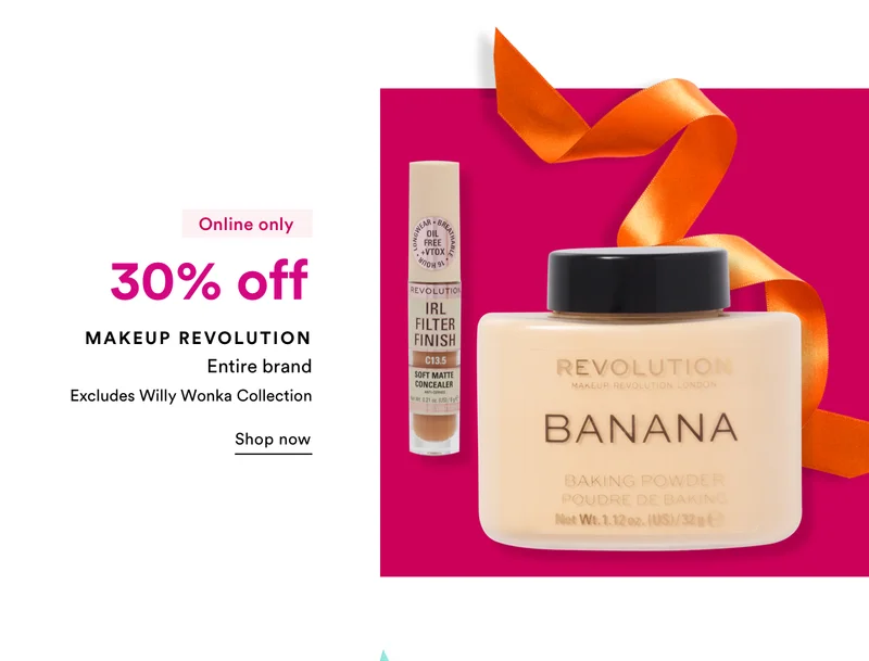 Makeup Revolution | 30% off | Entire Brand | Shop Now