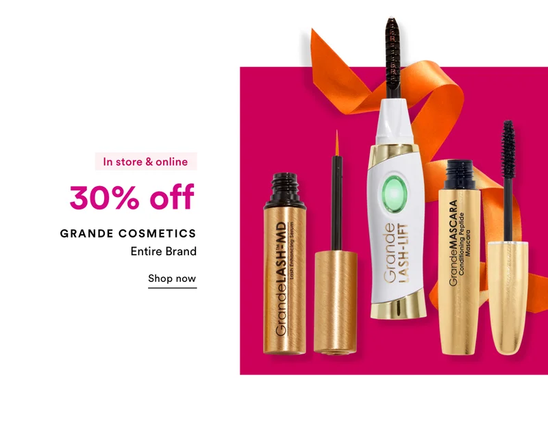 Grande Cosmetics | 30% off | Entire Brand | Shop Now