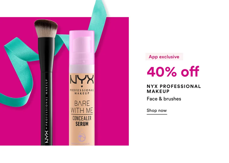 NYX Professional Makeup | 40% off | Face & brushes | Shop Now