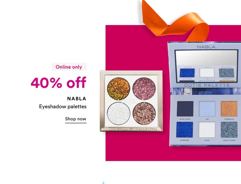 Nabla | 40% off | Palettes | Shop Now