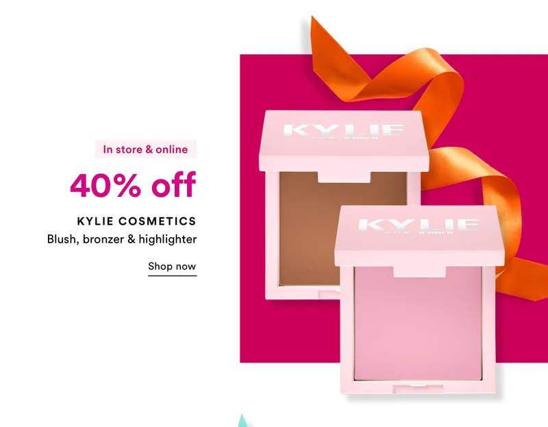 Kylie Cosmetics | 40% off | Blush, bronzer & highlighter | Shop Now