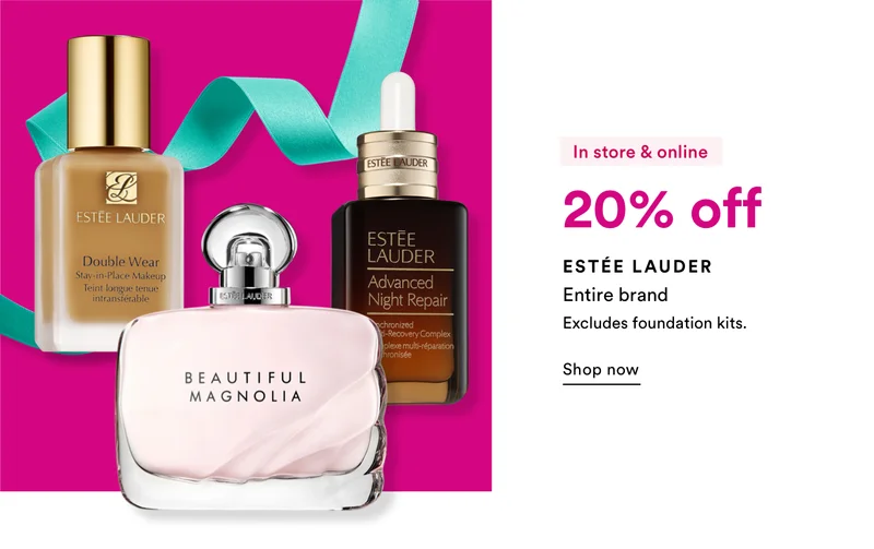 Estée Lauder | 20% off | Entire Brand | Shop Now