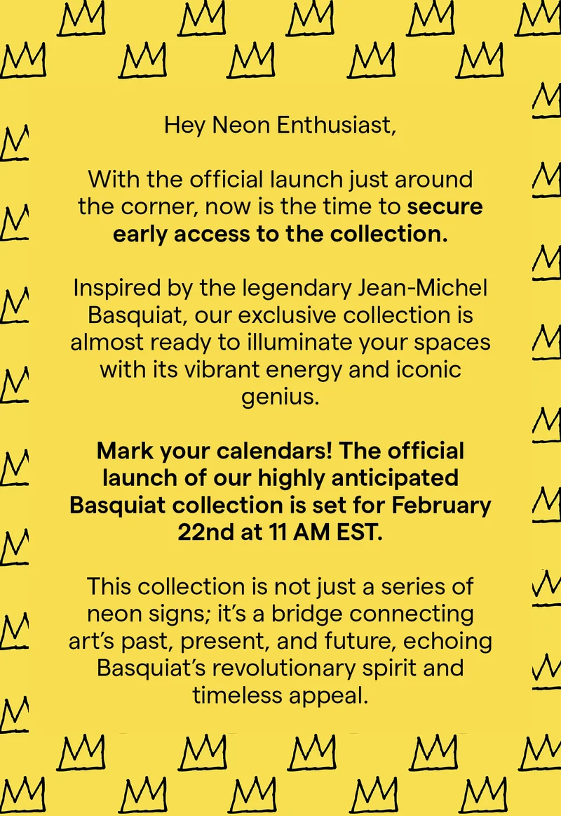 With the official launch just around the corner, now is the time to express your interest and secure early access to the collection.