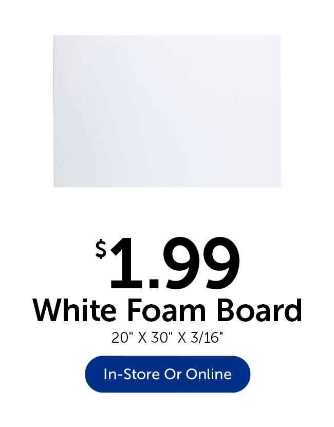 White Foam Board