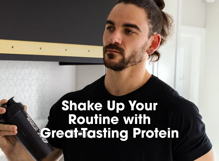 Shake up your routine with great-tasting protein