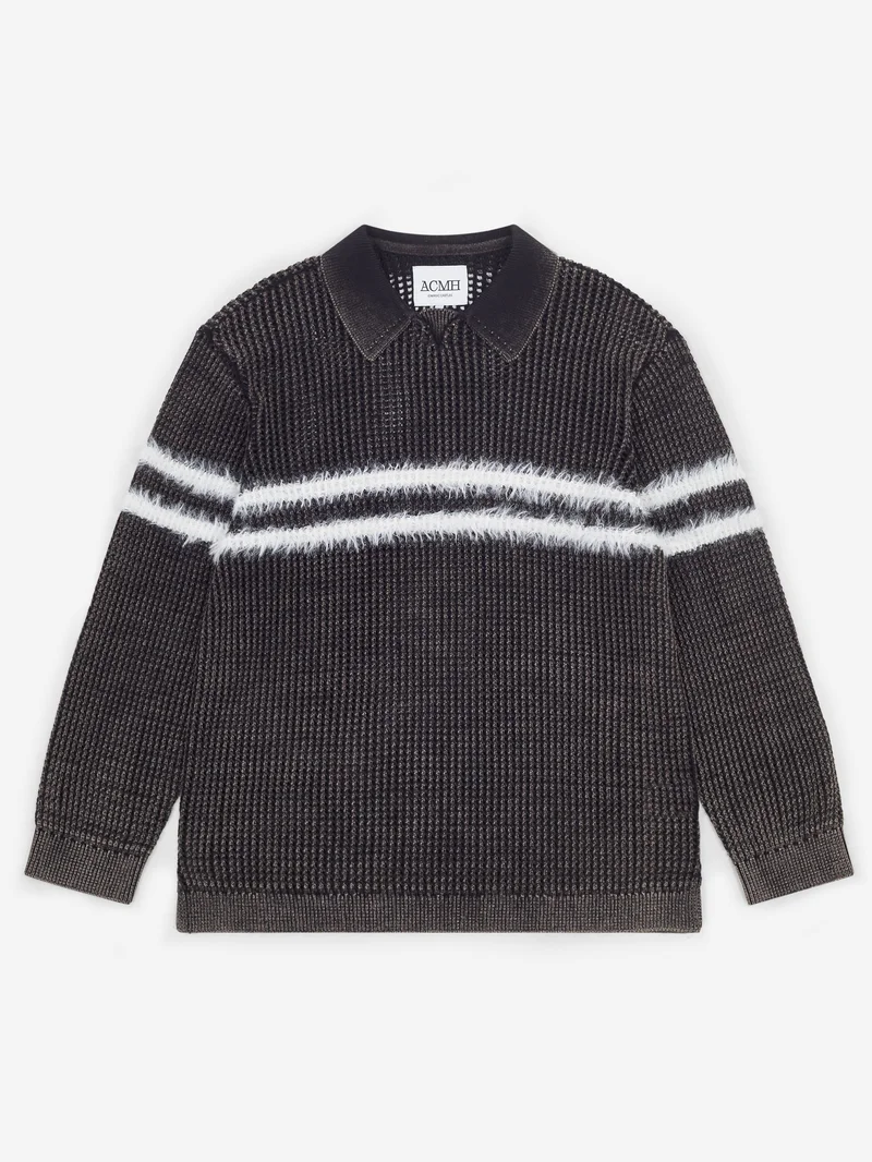 Image of ACMH by Magic Castles Spectrum Mesh Jumper - Vintage Black