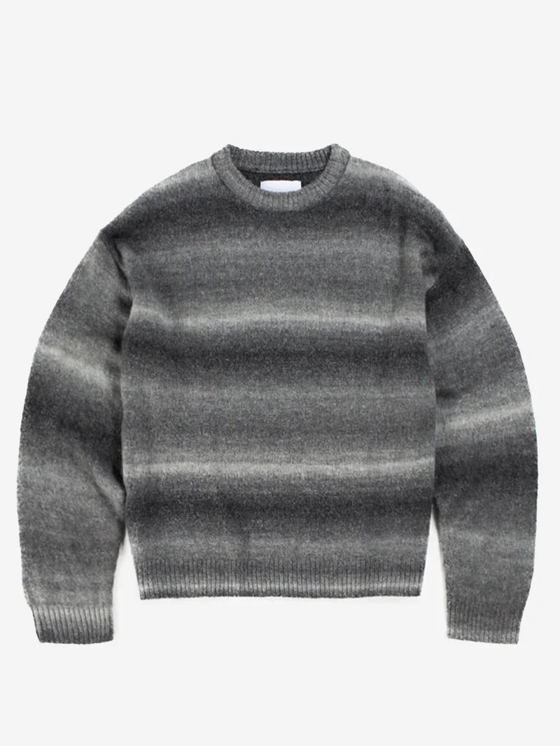 Image of Candice Ombre Knit Sweater - Grey