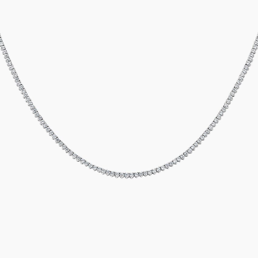Lab Diamond Tennis Necklace