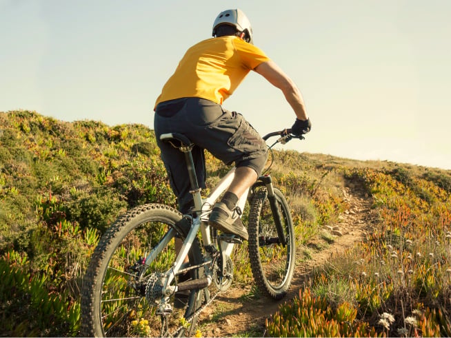 Mountain biking