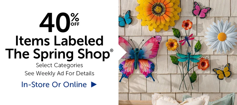 40% Off Items Labeled The Spring Shop® - Select Categories