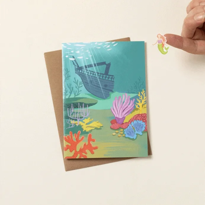 Sticker Scenes Playable Greeting Cards -3 Pack