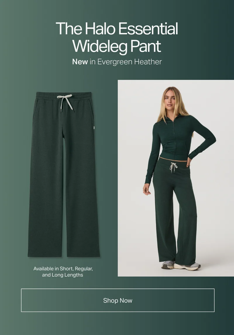 The Halo Essential Wideleg Pant