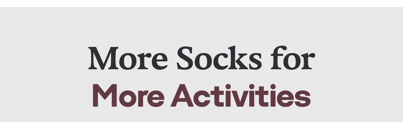 More Socks for More Activities