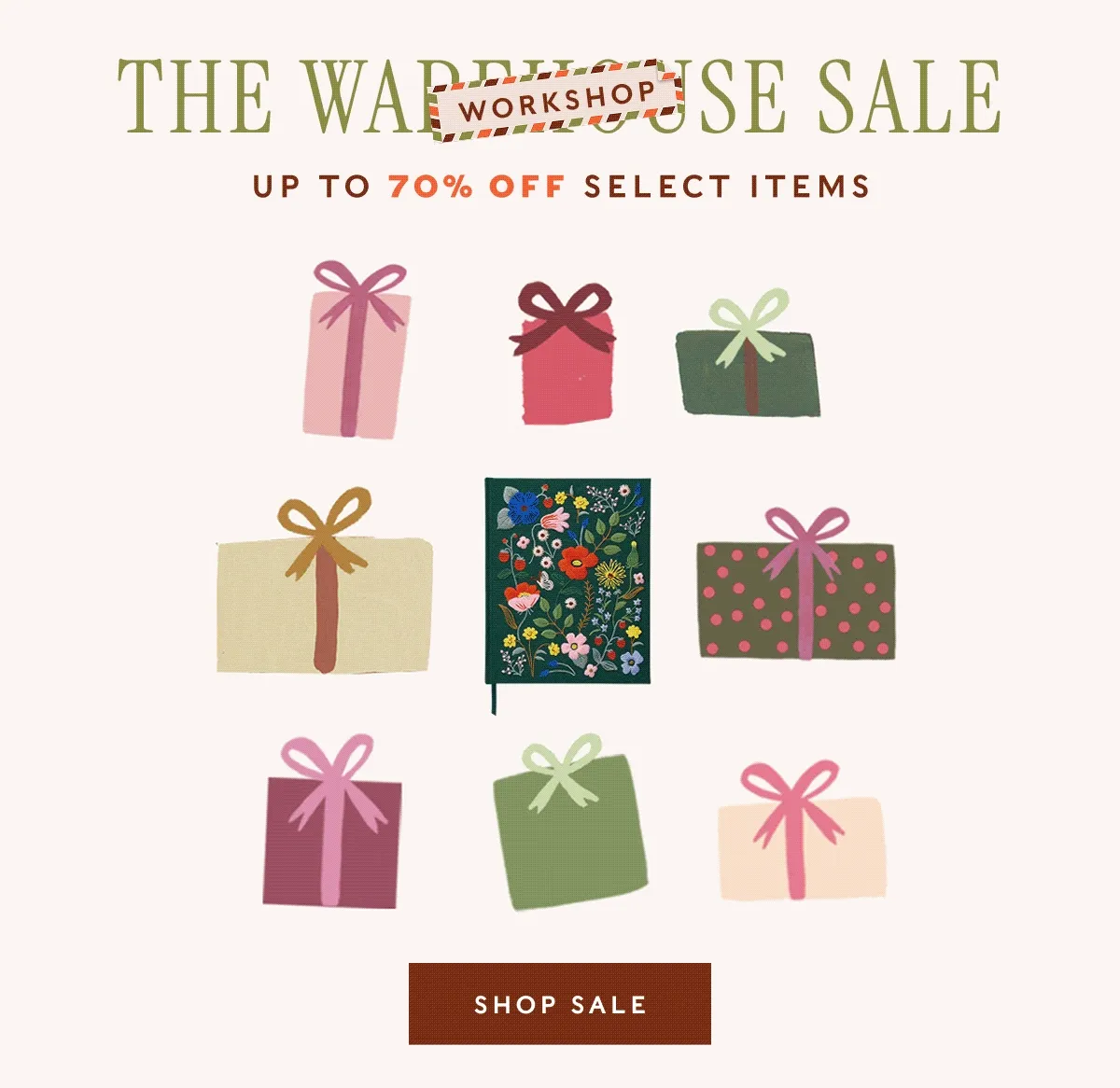 THE workshop SALE UP TO 70% OFF Select Items - shop sale