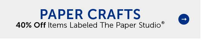 Paper Crafts - 40% Off Items Labeled The Paper Studio®