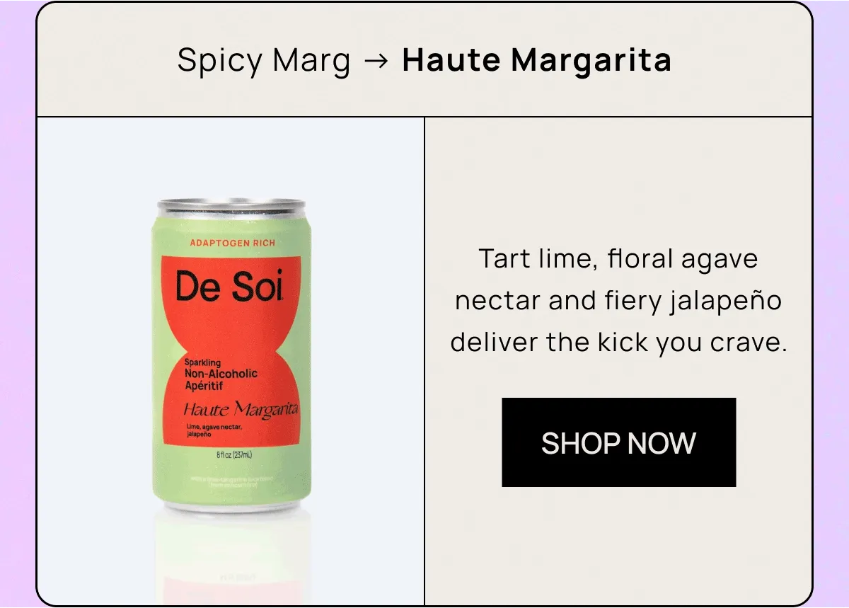 Spicy Marg → Haute Margarita