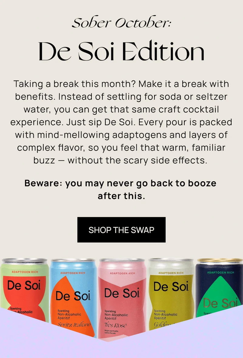 Sober October: De Soi Edition | Shop the Swap