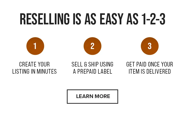 RESELLING IS AS EASY AS 1-2-3 | LEARN MORE