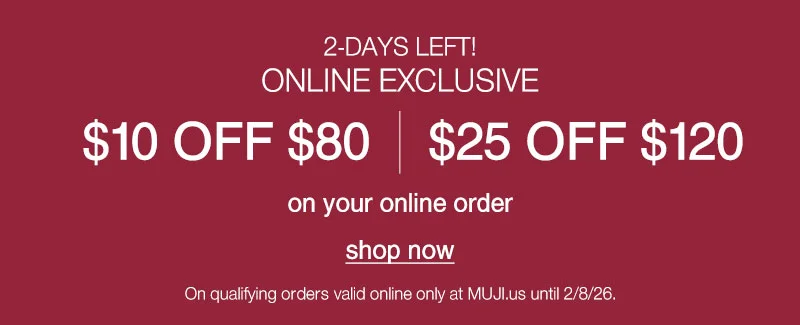 Shop $10 OFF $80 or $25 OFF $120 your online order
