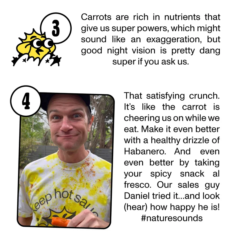 Enjoy that crunch!