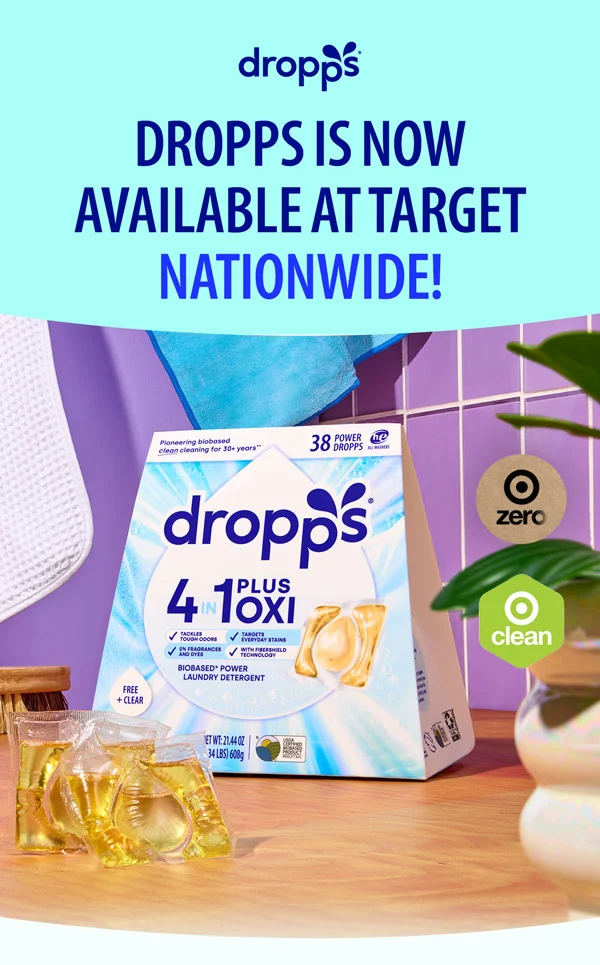 Dropps is now available at Target nationwide!