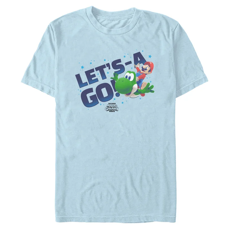 The Super Mario Galaxy Movie Let's-A-Go T-Shirt