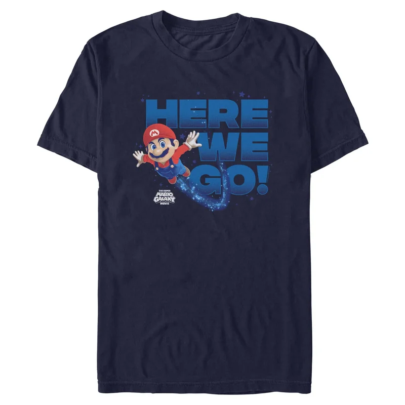 The Super Mario Galaxy Movie Here We Go T-Shirt