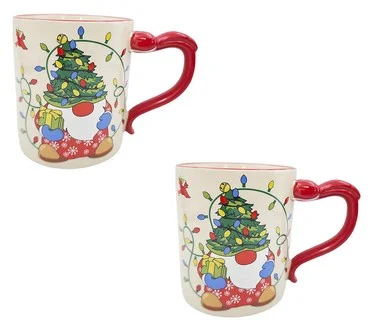 Temp-tations Set of (2) 18-oz Mugs with Figural Icon Handles