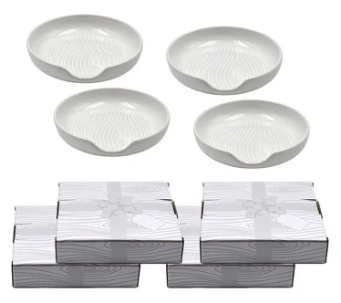 Temp-tations Seasonal Set of (4) Spoon Rests w/ Gift Boxes