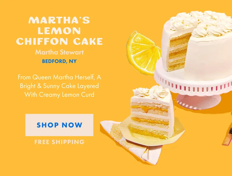 Martha Stewart's Lemon Chiffon Cake Martha Stewart's Lemon Chiffon Cake