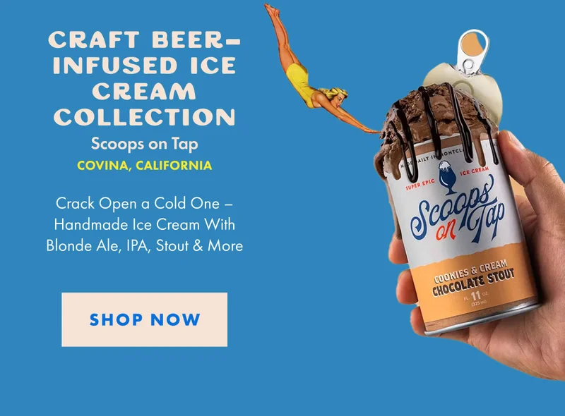 Scoops on Tap's Craft Beer Infused Ice Cream Scoops on Tap's Craft Beer Infused Ice Cream