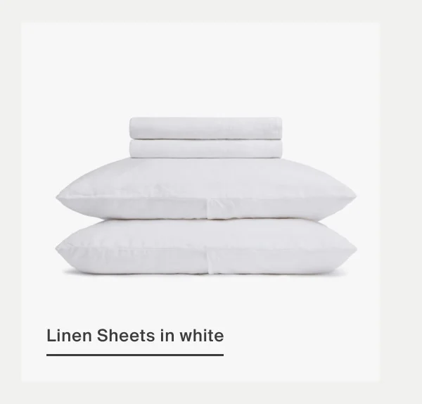 Linen in white