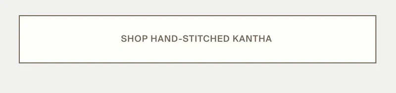 Shop Hand-Stitched Kantha Quilt