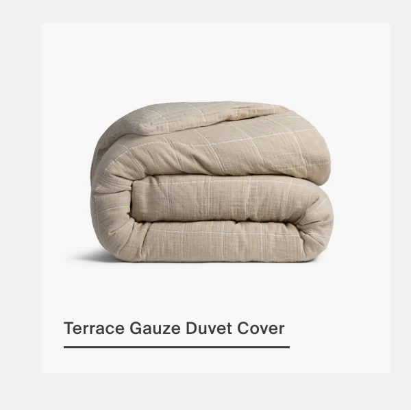 Terrace Gauze Duvet Cover