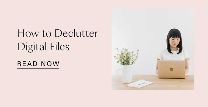How to Declutter Digital Files