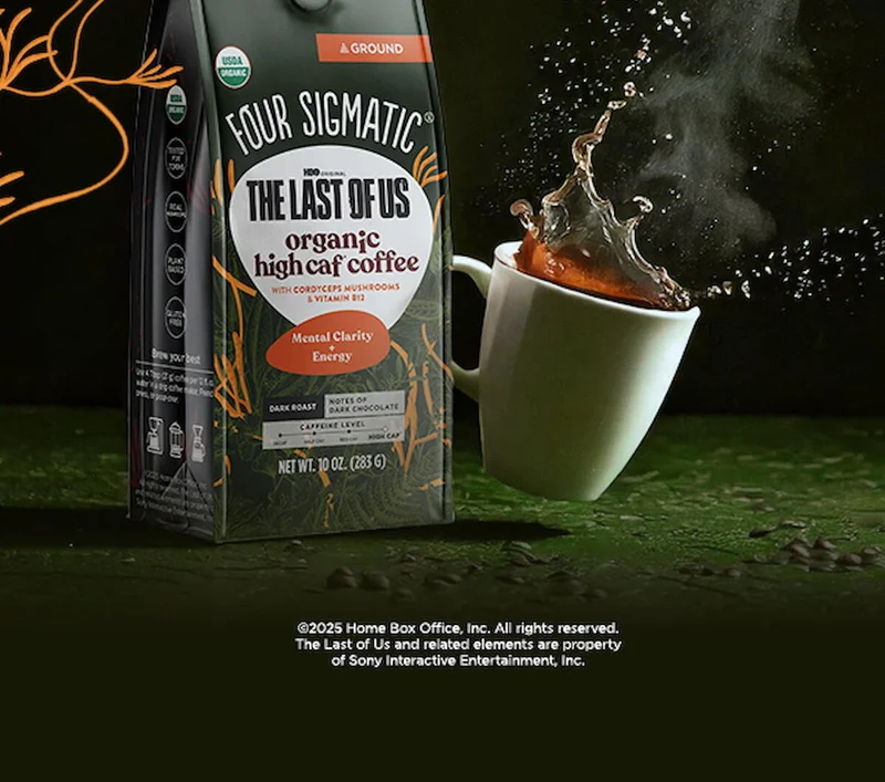 HBO Original The Last Of Us - Organic High Caf Ground Coffee