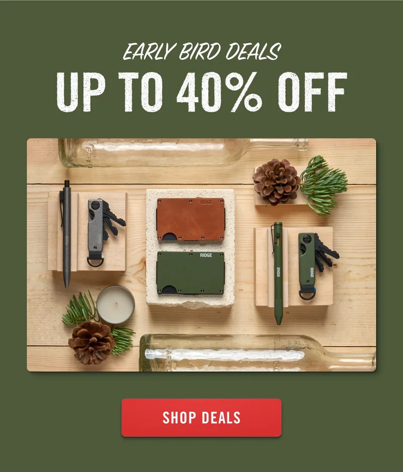 Early Bird Deals Up to 40% Off