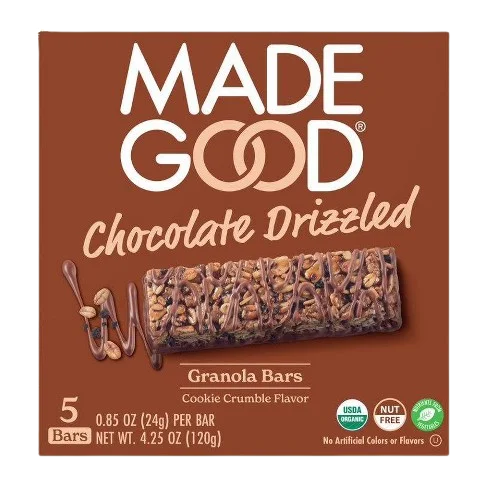 Image of MADE GOOD Chocolate Drizzle Granola Bar Cookie Flavor (5 CT)