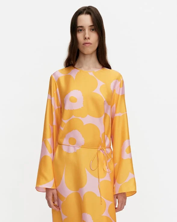 Kaunista Unikko Silk dress