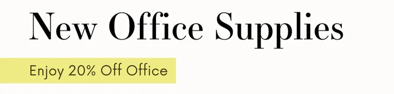 New Office Supplies | Enjoy 20% Off Office
