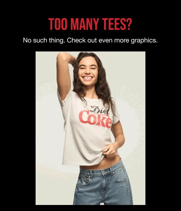 Too many  tees