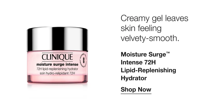 Creamy gel leaves skin feeling velvety-smooth. | Moisture Surge™ Intense 72H Lipid-Replenishing Hydrator | Shop Now